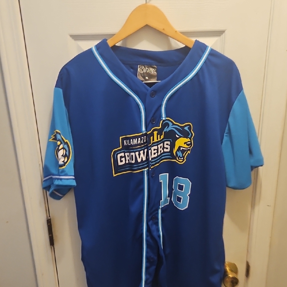 Kalamazoo Growlers Blue Jersey